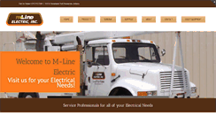 Desktop Screenshot of mlineelectric.com